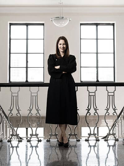 The Hon. Karin Crump (photo credit Josh Huskin)