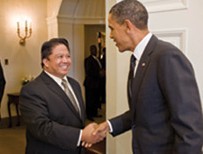 Cardenas meets President Barack Obama