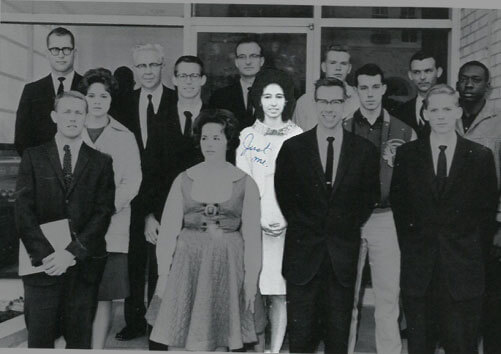 Minerva De La Garza's photo from a yearbook.