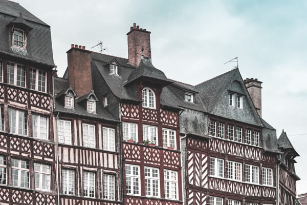 Typical French architecture