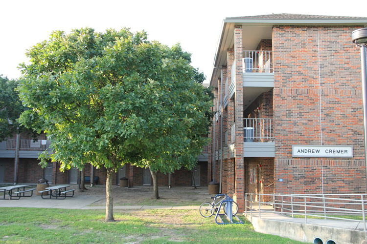 Front view of Cremer Hall